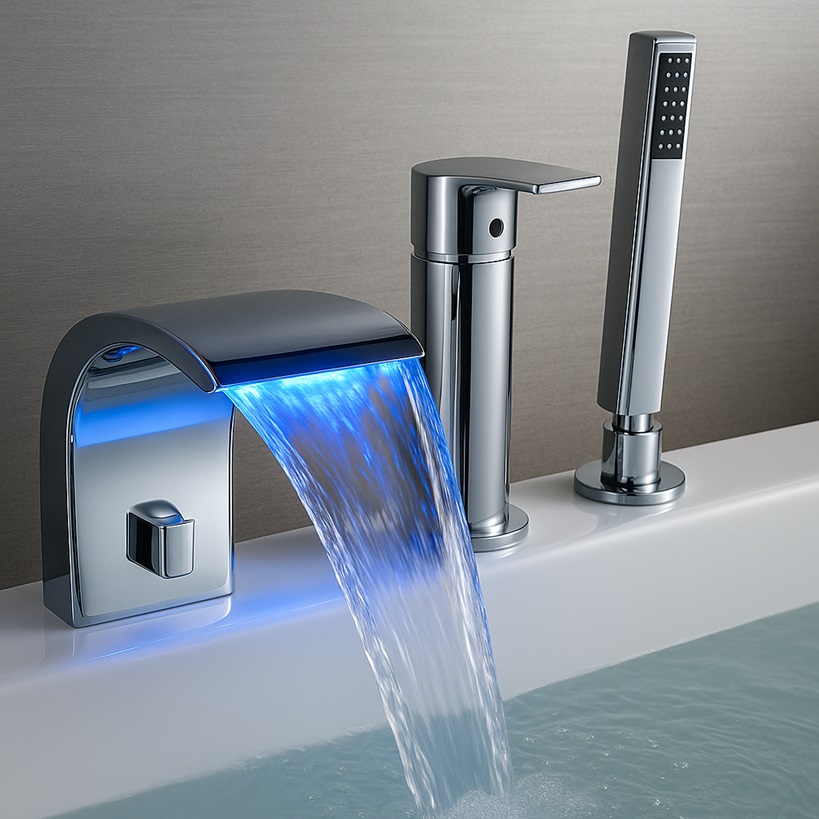 Placeholder image — update with a FontanaShowers waterfall tub filler product image